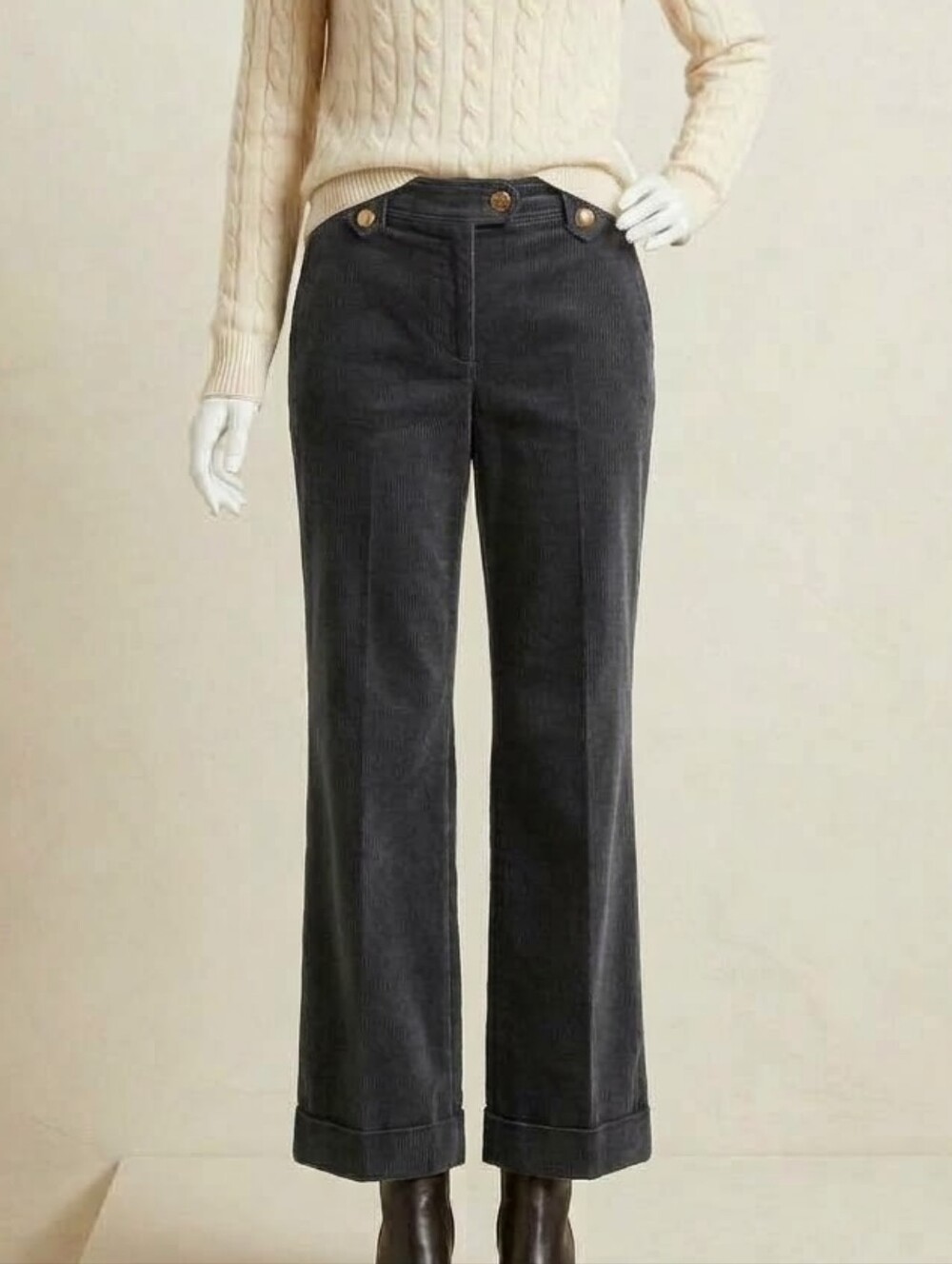 Escada Sport Madison Pants Dark Grey sz 38 USA Sz 8